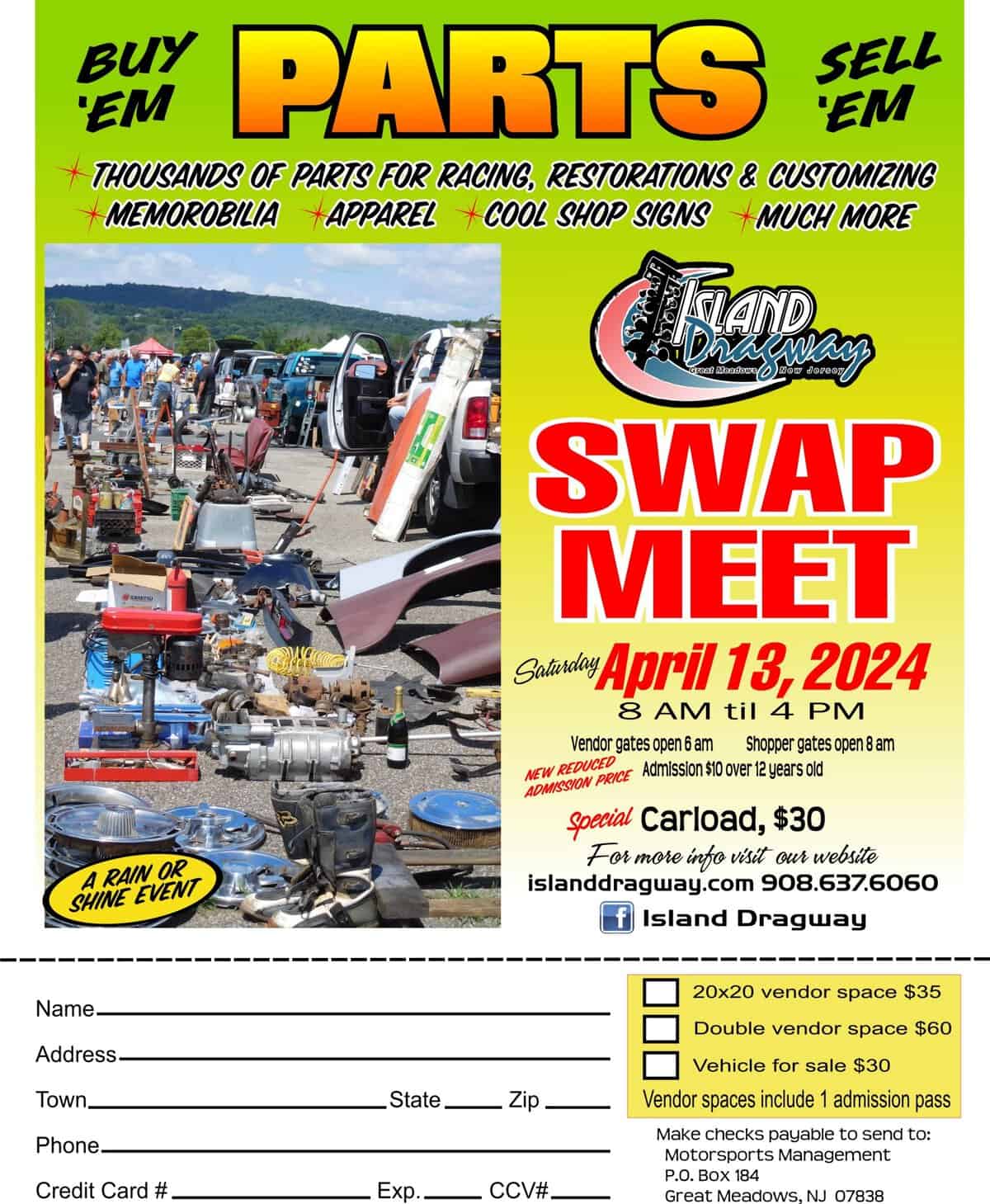 swap meet small | Island Dragway